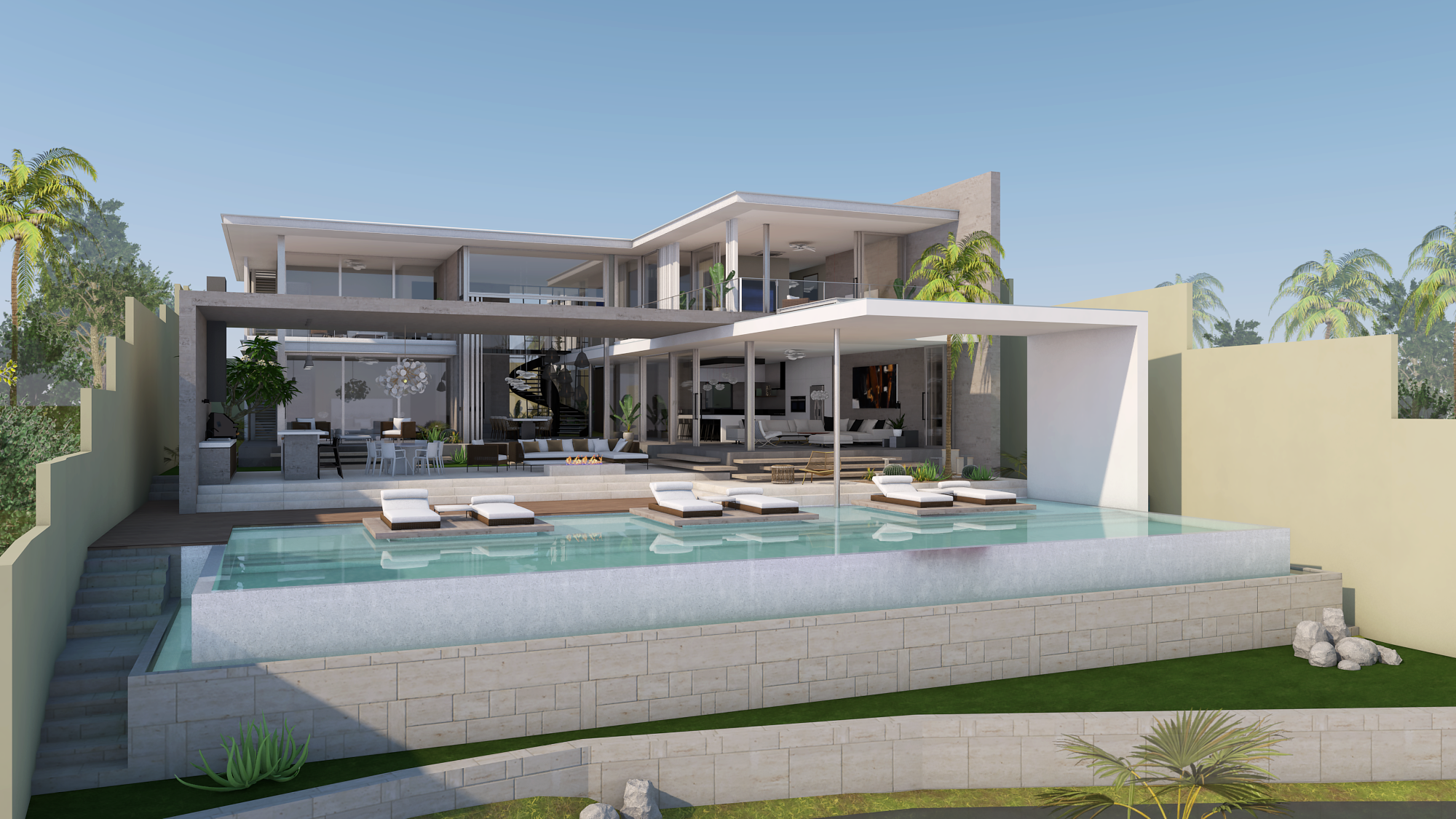 GRAND 5 BEDROOM VILLA WITH INFINITY POOL FOR SALE IN CANGGU BE-548 